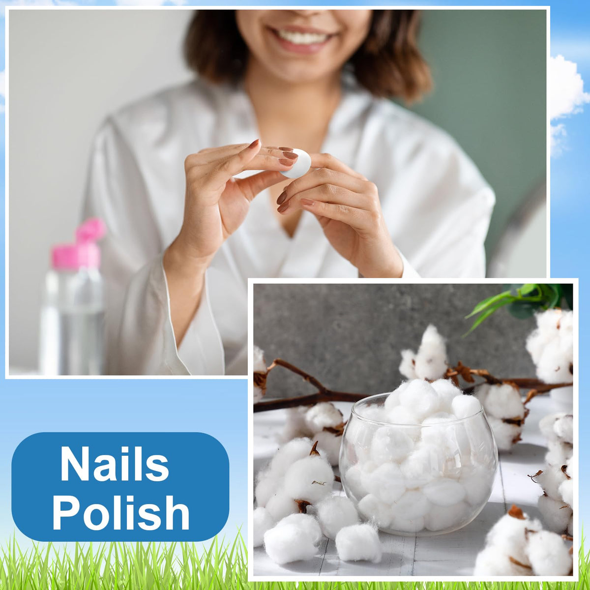 Heigble cotton balls vacuum-sealed packaging keeps 3000 pieces clean