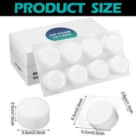 Heigble dip foam rinse cups assembly shows compact size for ink handling.