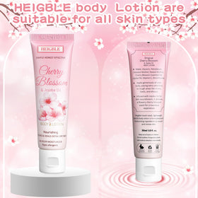 Heigble 1 oz moisturizing bottles ready for hotels, airlines, gyms, and offices.