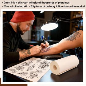 Heigble large roll for testing machines and inks in a single session