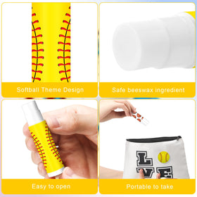 Heigble softball-pattern packaging showcasing team spirit for gifting.