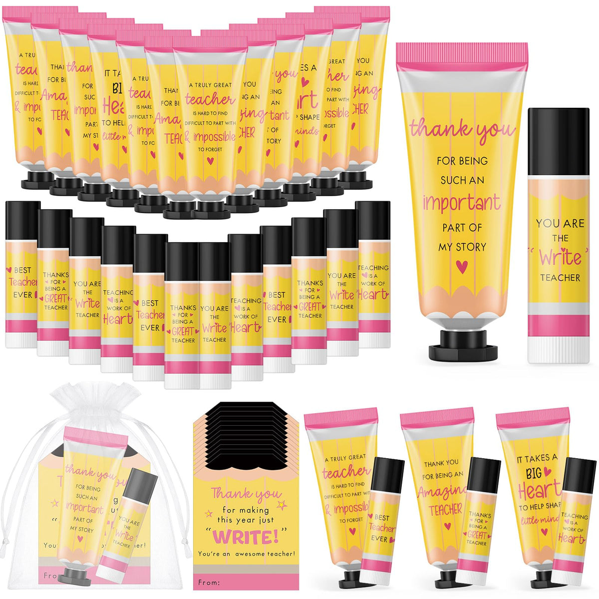Heigble lip balm gift set for teachers highlighting portable lip care.