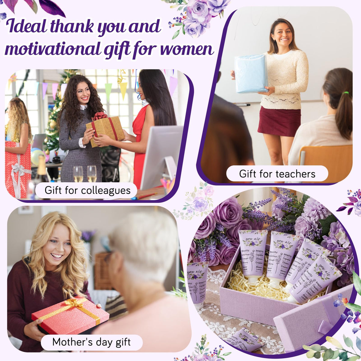 Compact travel sized hand lotion fits purse on the go
