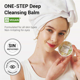Step-by-step double cleansing with HEIMISH balm