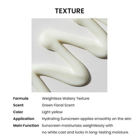 HEIMISH Moringa Ceramide Hyaluronic Sunscreen on skin demonstrating breathable wear