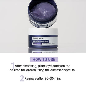 HEIMISH RX eye patch enriched with adenosine to support elasticity