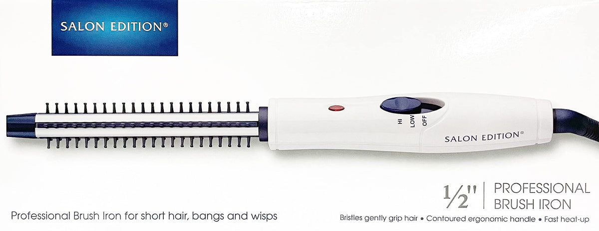 Helen Of Troy 1/2-Inch Brush Iron bristles closeup show soft-tip comfort.