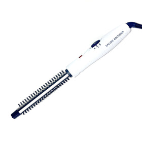 Helen Of Troy 1/2-Inch Brush Iron handle and barrel for fast curl setup.