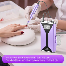 HELIVIVE ergonomic nail drill with waist clip for comfortable handling