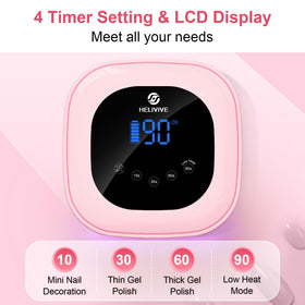 Pink ambient light ring on HELIVIVE adds style to the station