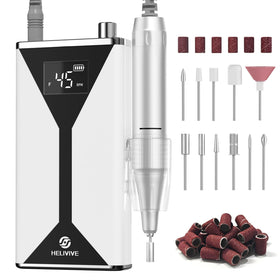 HELIVIVE professional nail drill 45000rpm for fast shaping and polishing