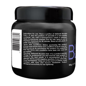 Hellawell Blondish Plex 9 image highlights argan oil infusion for hair nourishment.
