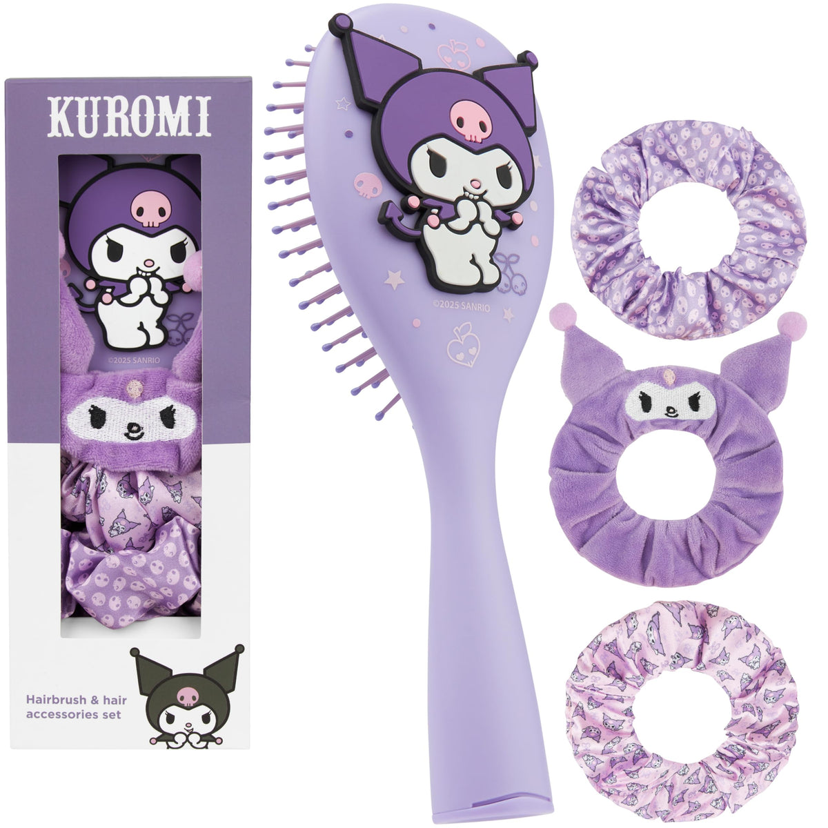 Hello Kitty detangling brush for smooth glide through all hair types.