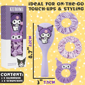 Hello Kitty gift pack ready to give with brush and accessories.