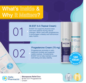 HelloPharmacist Biestro 5.0 packaging shot conveying trusted feminine care.
