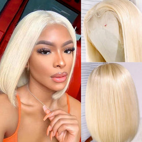 HELLOSH 613 HD lace front wig providing skin-tone match with transparent lace.