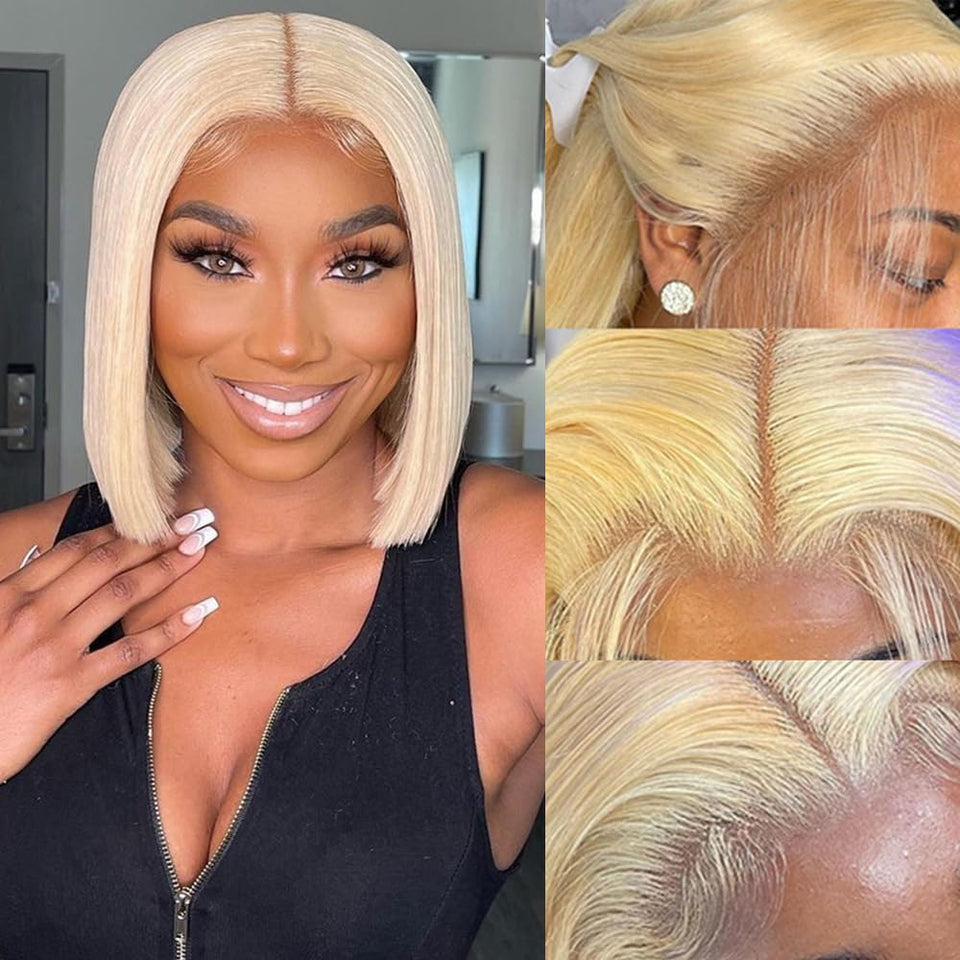 HELLOSH 613 lace front wig with 13x6 front for natural parting and seamless hairline.