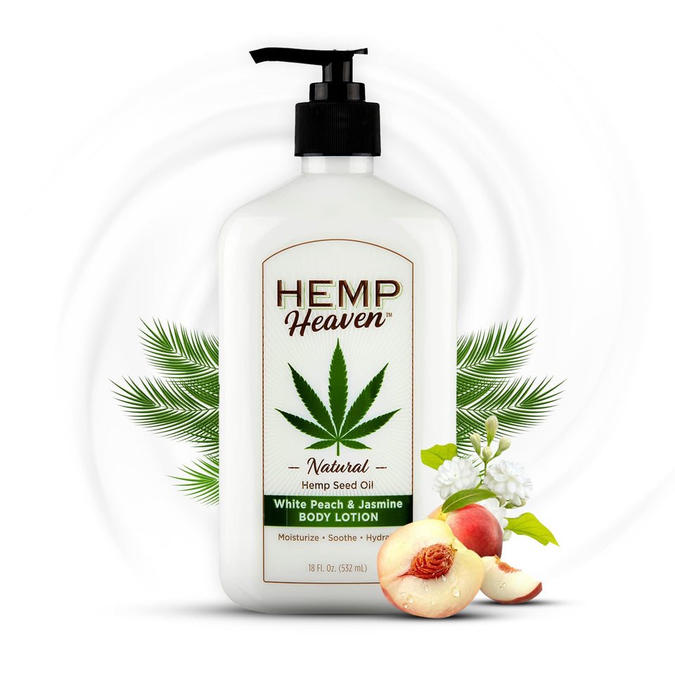 Hemp Heaven hemp lotion bottle 18 oz for daily moisturization