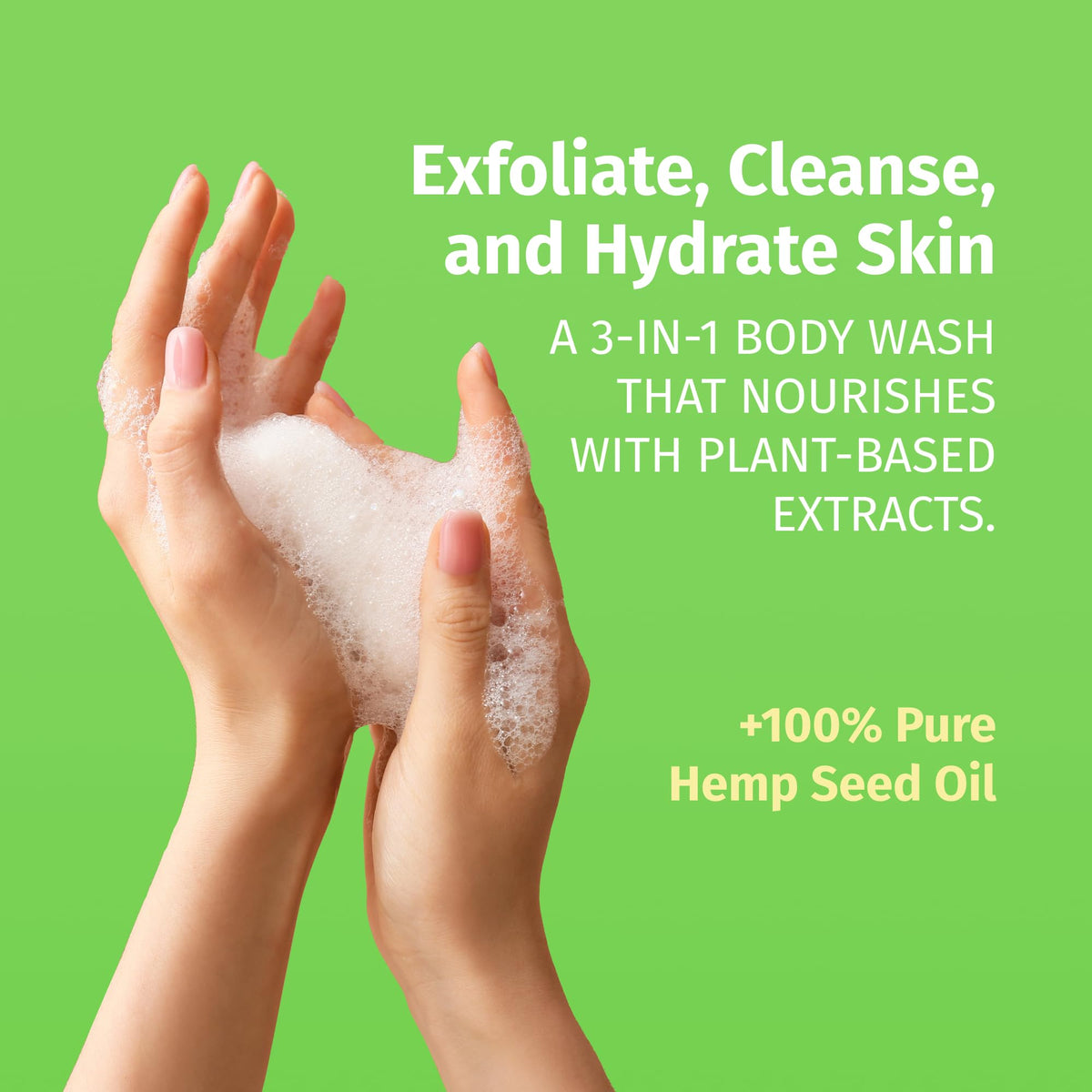 Hempz Fragrance-Free shea butter moisture highlights deep, lasting hydration.