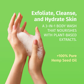 Hempz Fragrance-Free shea butter moisture highlights deep, lasting hydration.