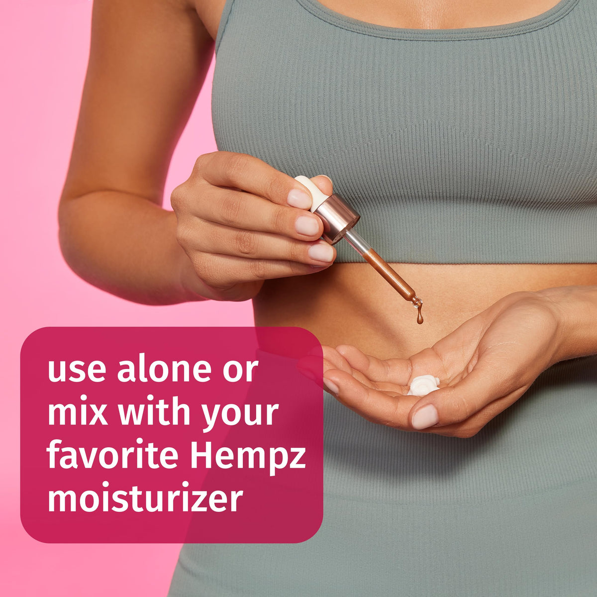 Hempz Glow Getter 2oz bottle highlights natural glow softly.