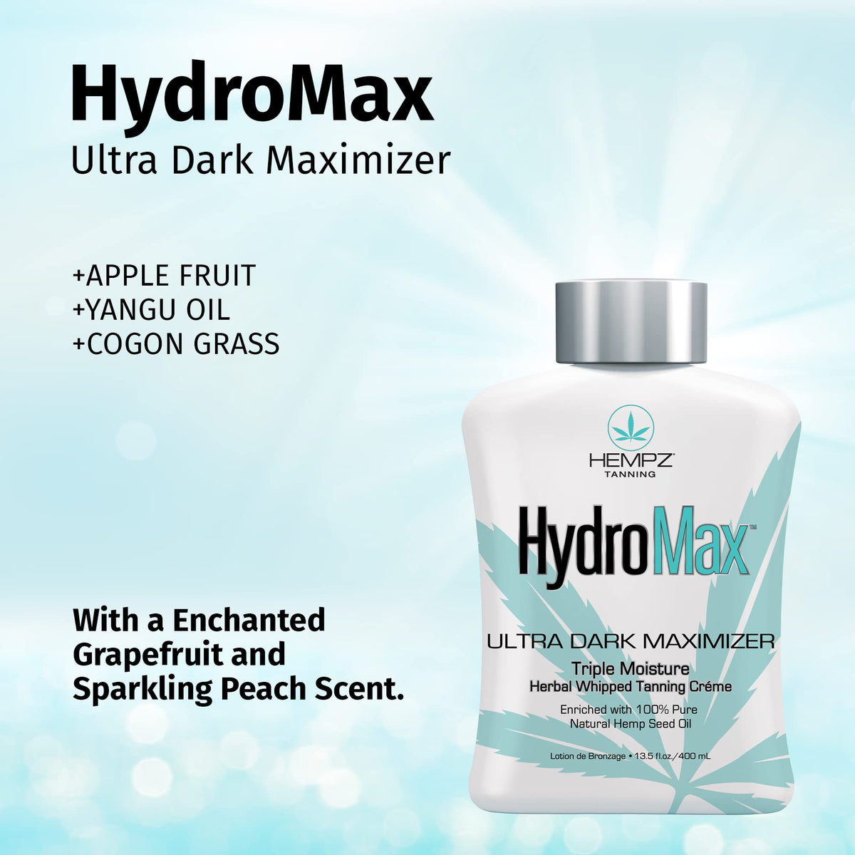 Hempz Hydromax Maximizer being applied to skin for even hydration