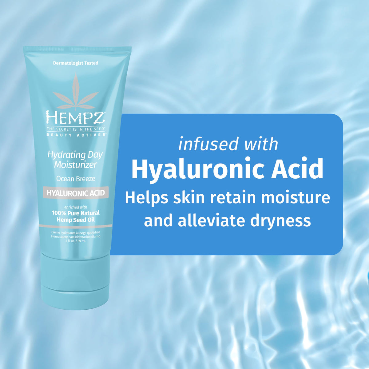 Hempz Ocean Breeze scent offers a fresh, ocean-inspired daily fragrance