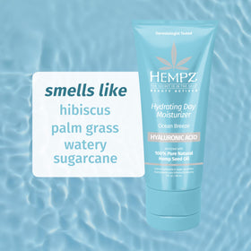 Hempz Ocean Breeze texture absorbs quickly to soothe dry or sensitive skin