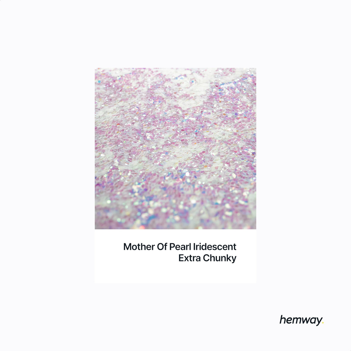 Hemway eco-friendly extra chunky glitter ideal for festival looks
