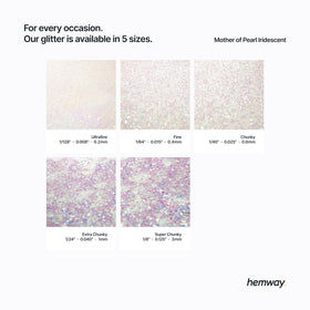Hemway vegan glitter safe for kids' crafts and art projects