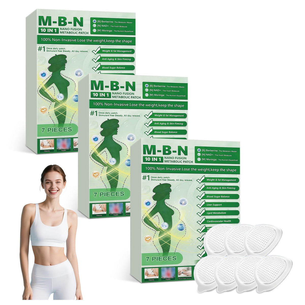 HENGRUNXIN Moringa patch with invisible design for seamless daily wear.