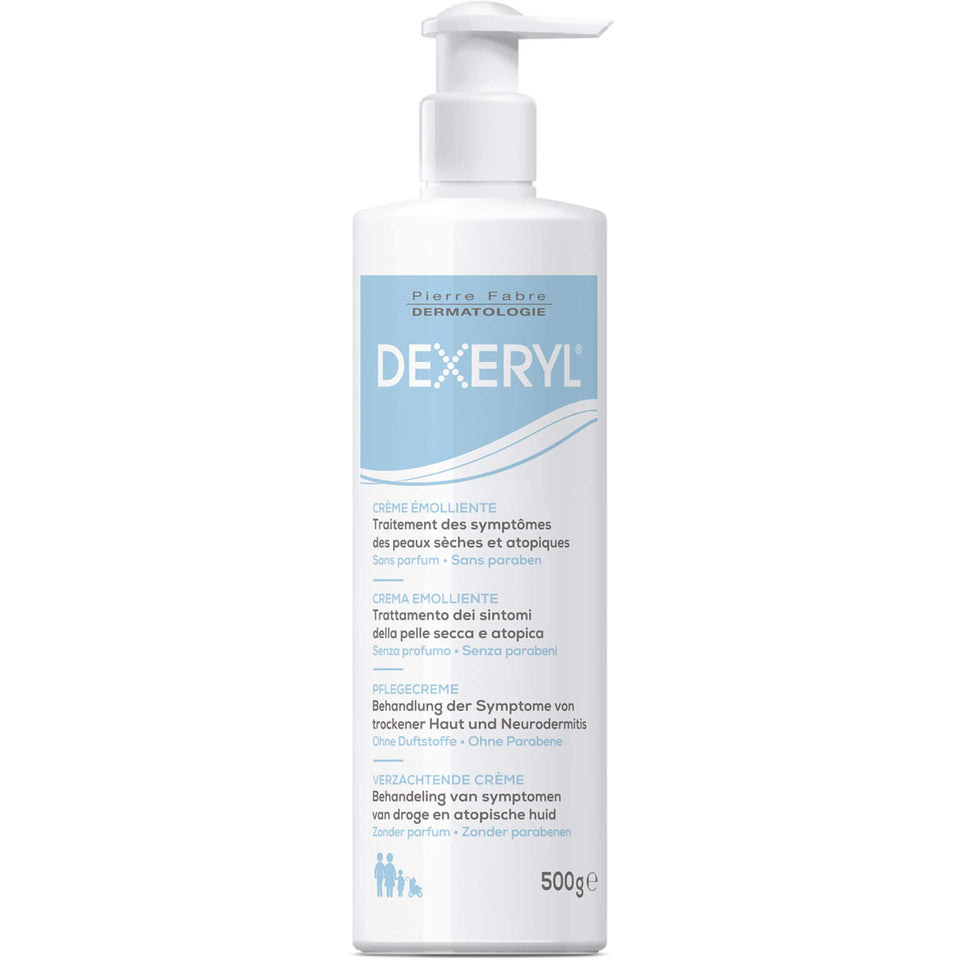 Hengulus Dexeryl Creme 500g jar for intensive moisture and soothing relief on dry skin
