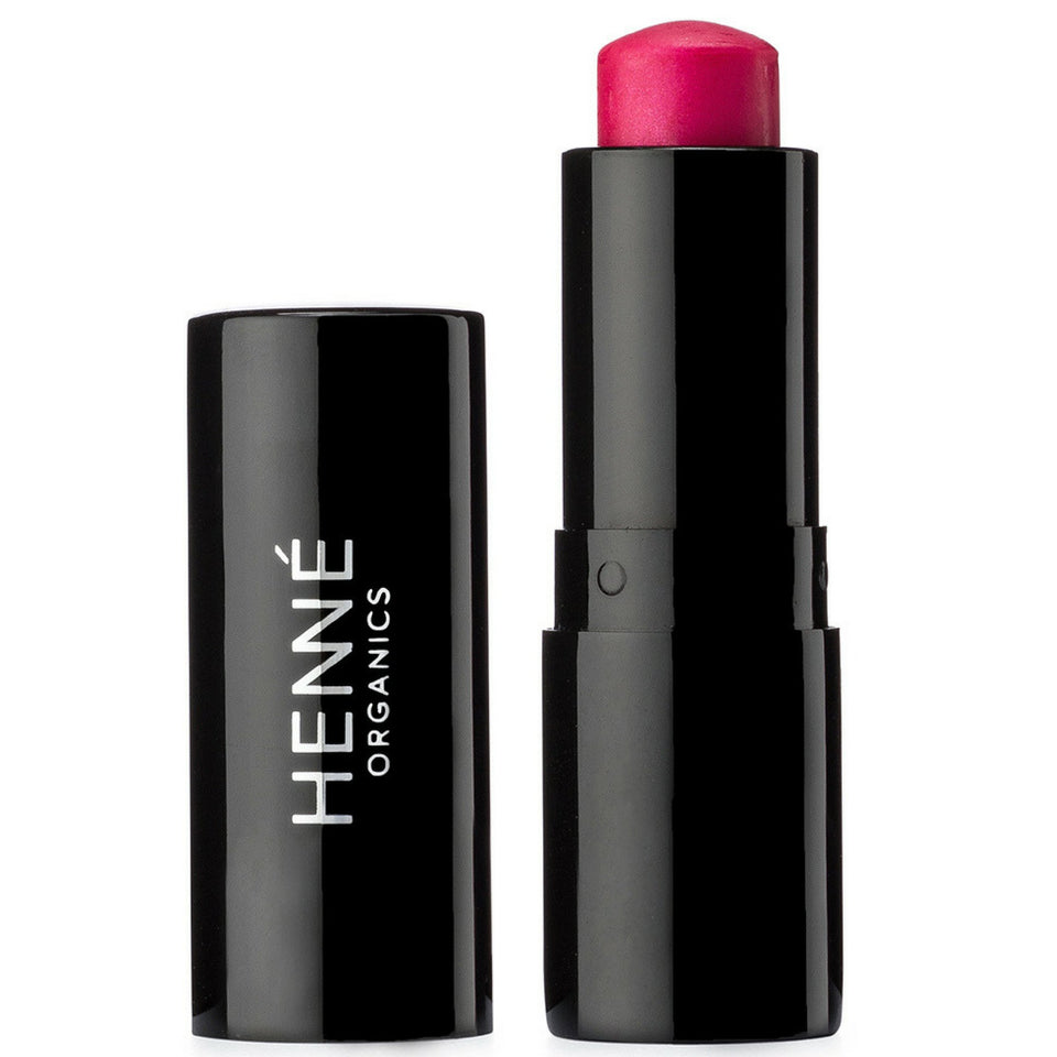 Henné Organics Azalea lip tint tube showing natural moisture and sheer color