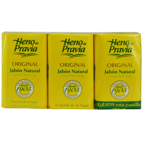 Heno de Pravia travel-friendly soap pack suitable for trips