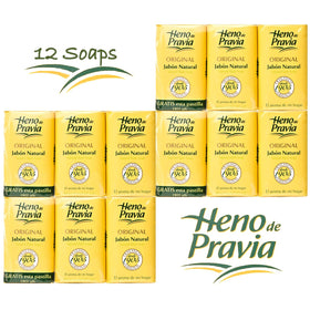 Heno de Pravia four sets of two soaps with a free 4 oz bar