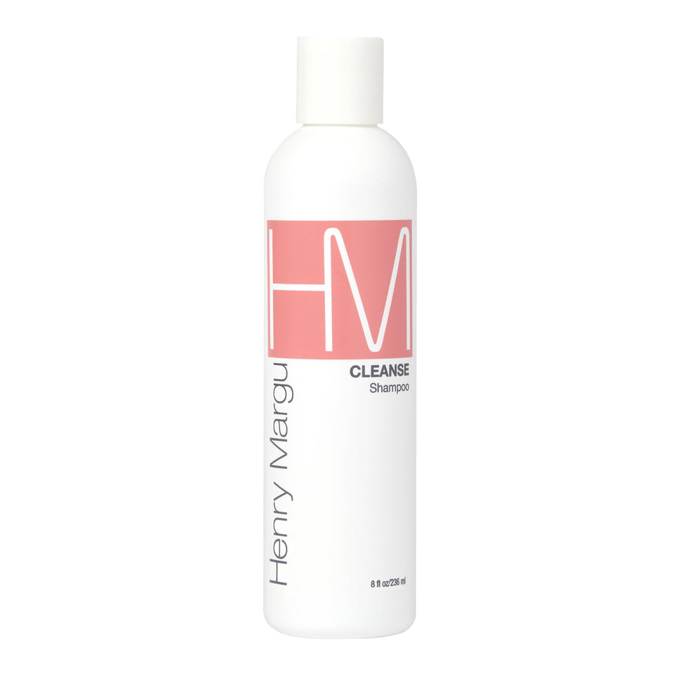 Henry Margu Cleanse Wig Shampoo bottle front, highlighting gentle cleansing for wigs.