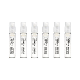 Henry Rose Fresh Collection six mini perfumes for travel and daily scent rotation.