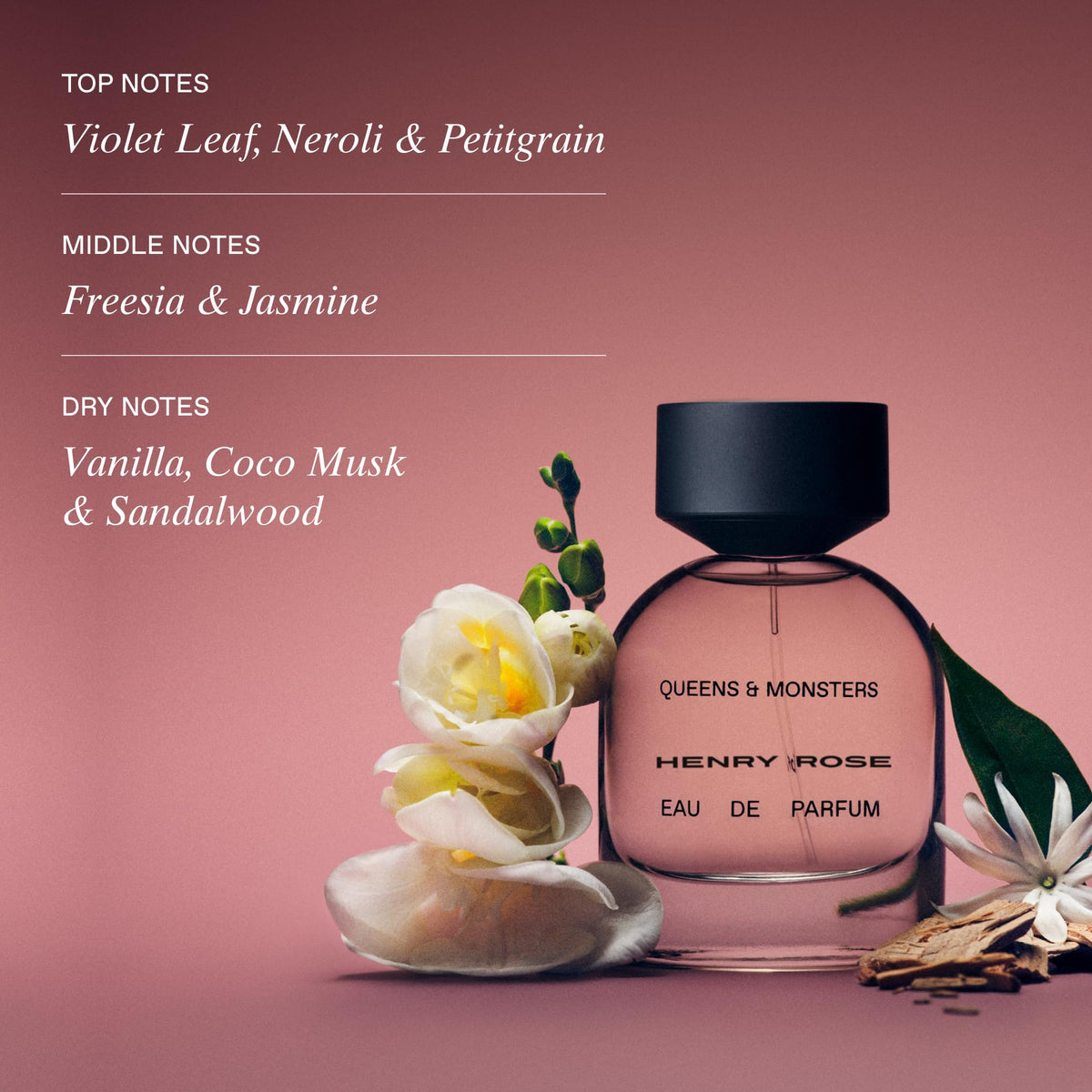 Sustainable travel-size packaging from Henry Rose with sleek, minimalist design.