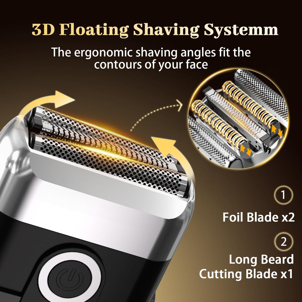 HENZILO 3-blade professional system enables precise edge-to-edge trimming.