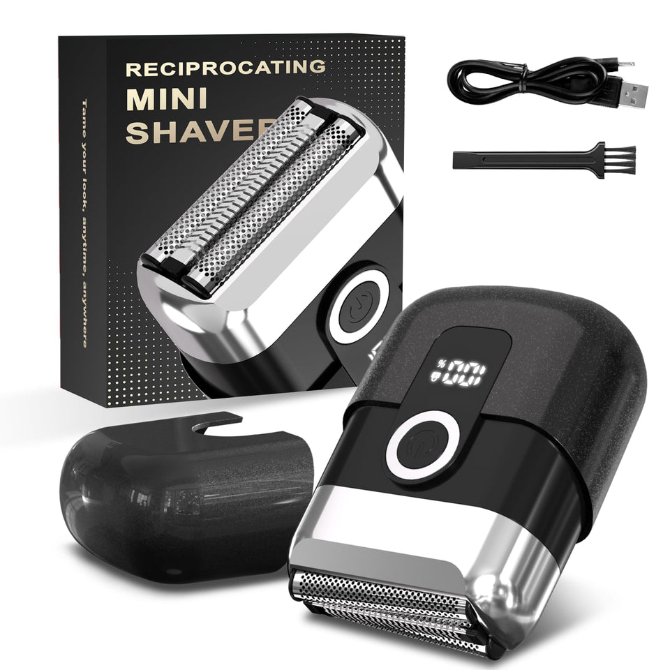 HENZILO electric foil shaver face close-up for a smooth, precise daily shave.