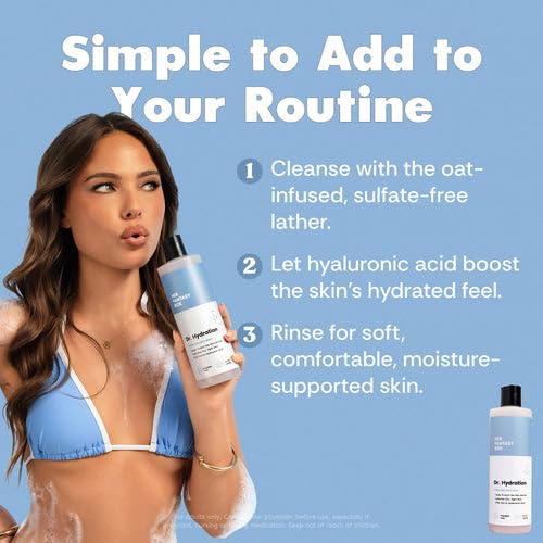 Her Fantasy Box Dr. Hydration daily-use scene in a shower routine