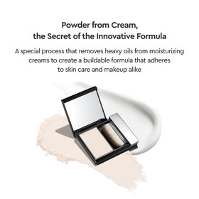 Skin after applying HERA primer reveals porcelain-like finish.