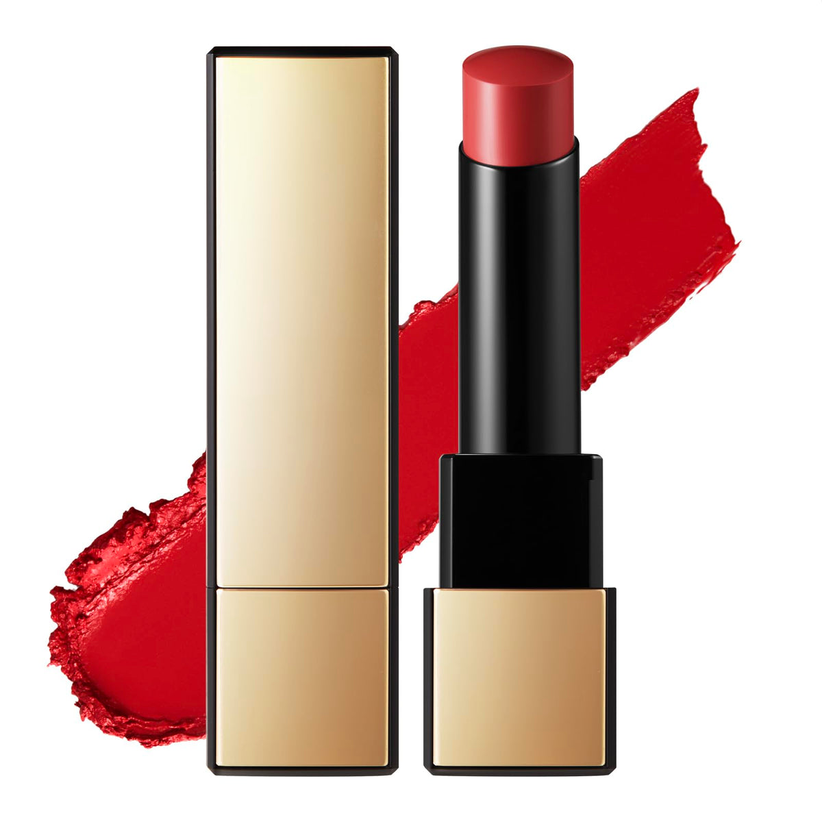 HERA Rouge Classy Lipstick #301 Seoul Red cap close-up shows premium design.