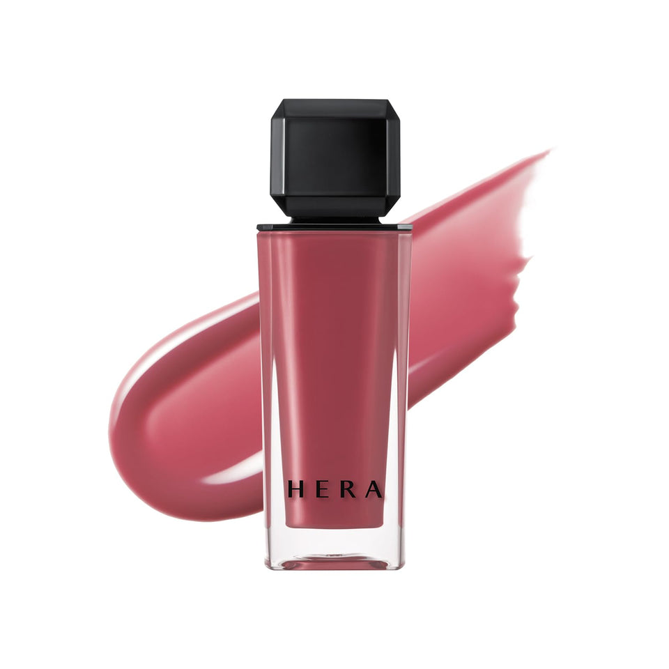 HERA Sensual Nude Lip Gloss 380 Cherish closeup showing sheer shine