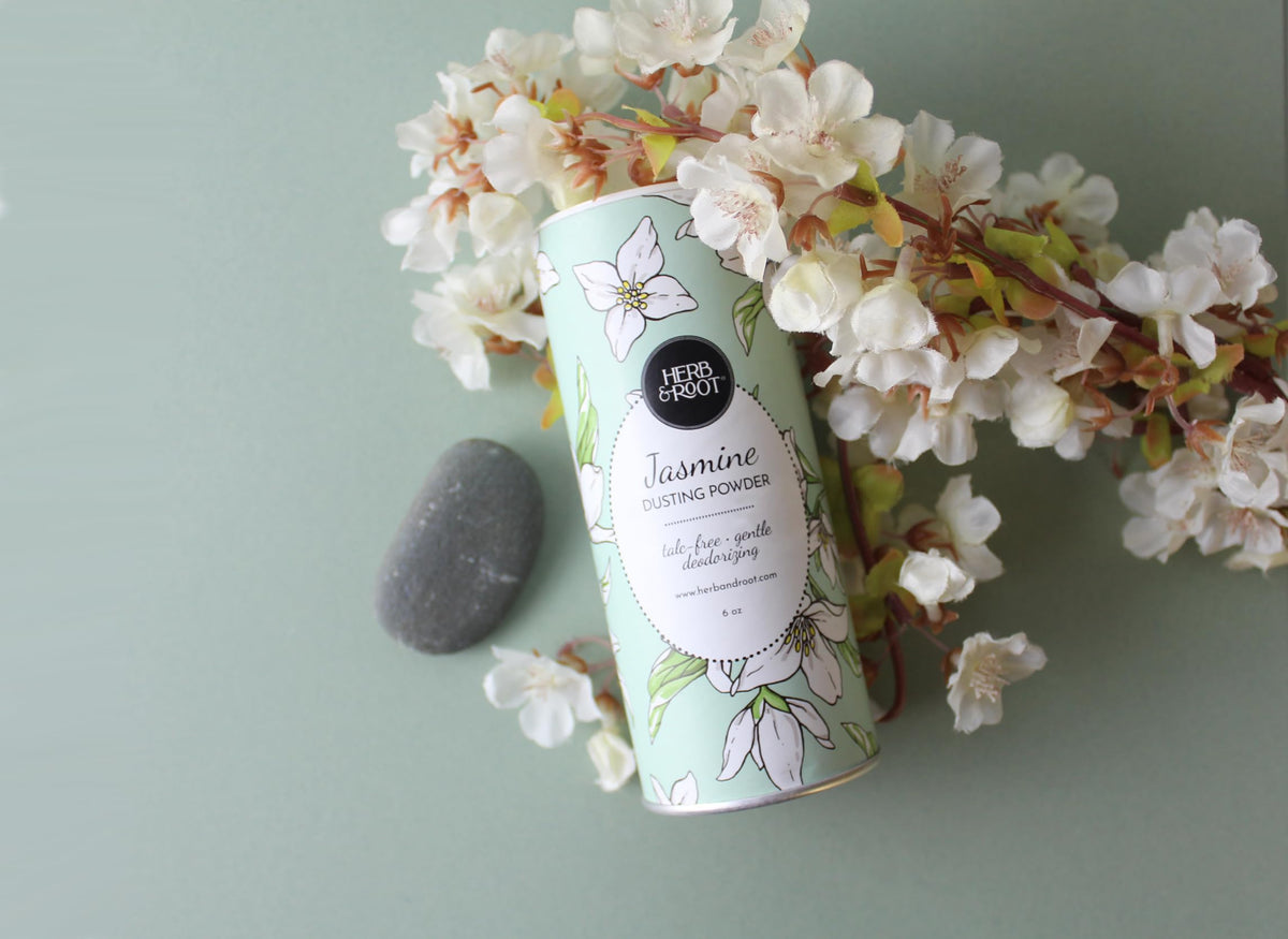 Herb & Root Gift Set Jasmine with full-size powder for gifting