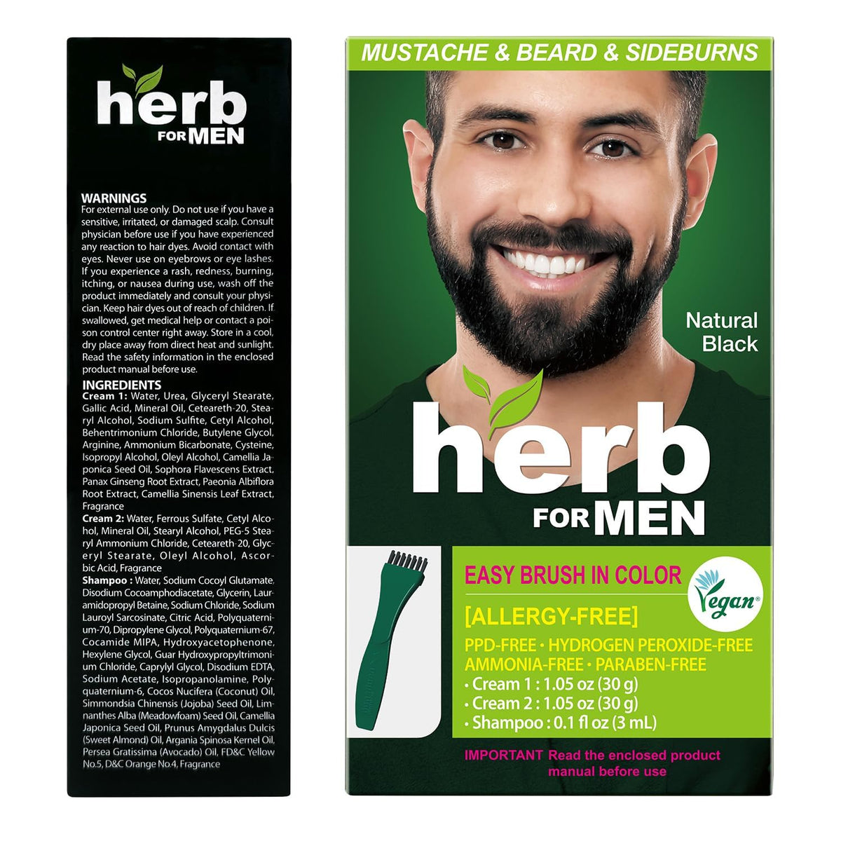 Herb Speedy gentle formula for sensitive skin, minimal irritation.