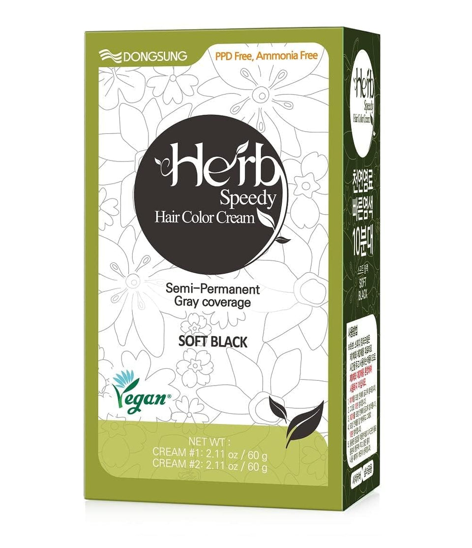 Herb Speedy Soft Black bottle ready for fast application.