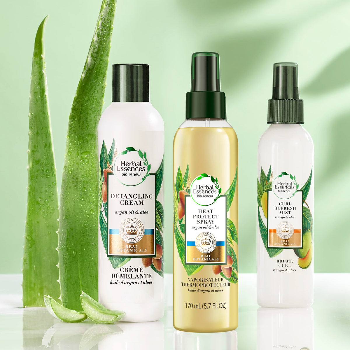 Herbal Essences Curl Refresh curl definition enhances natural curls with bounce.