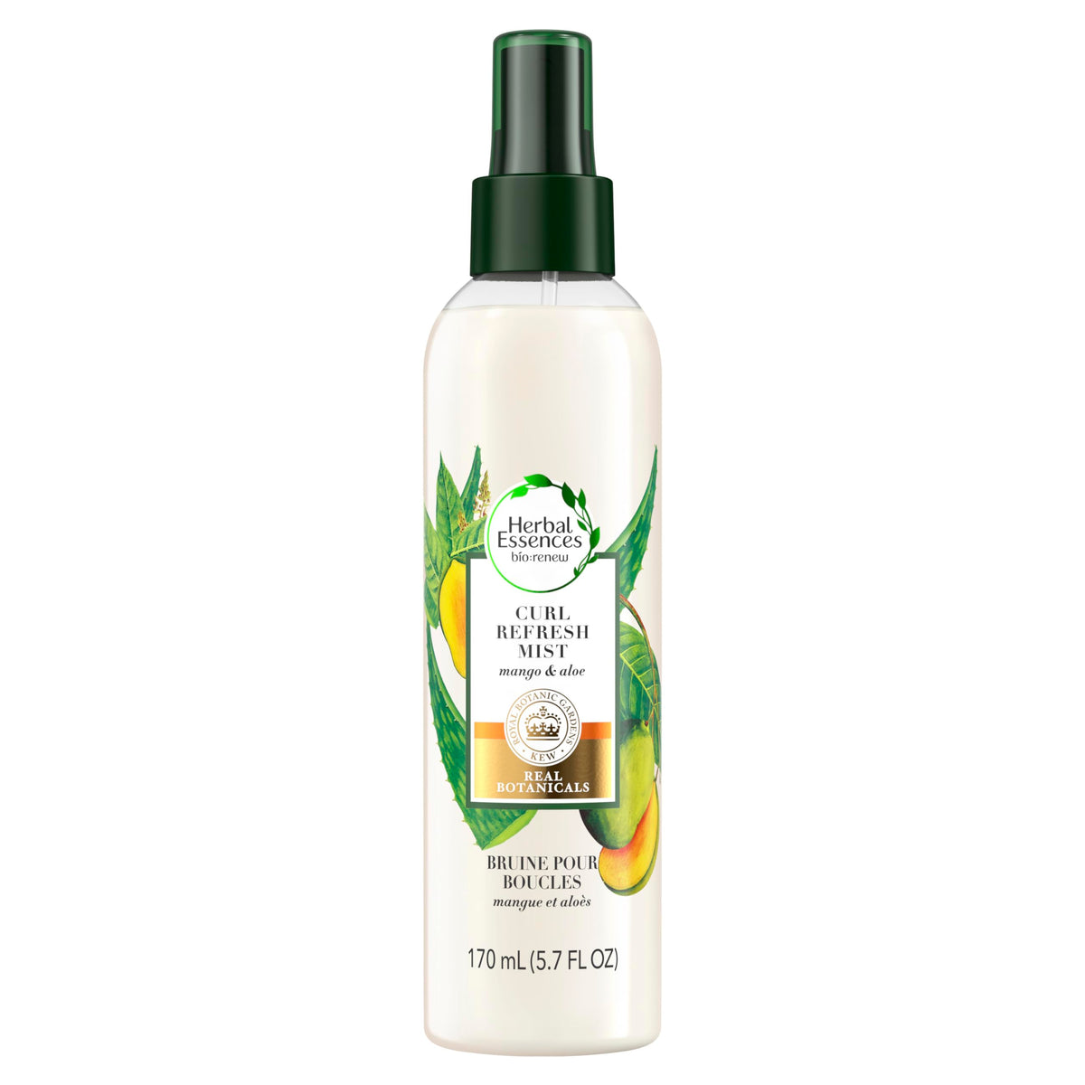 Herbal Essences Curl Refresh Hair Mist with mango scent defines curls and adds light fragrance.