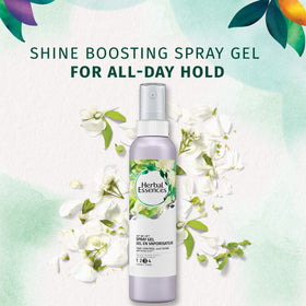 Three-pack Herbal Essences Set Me Up Spray Gel for home or travel.
